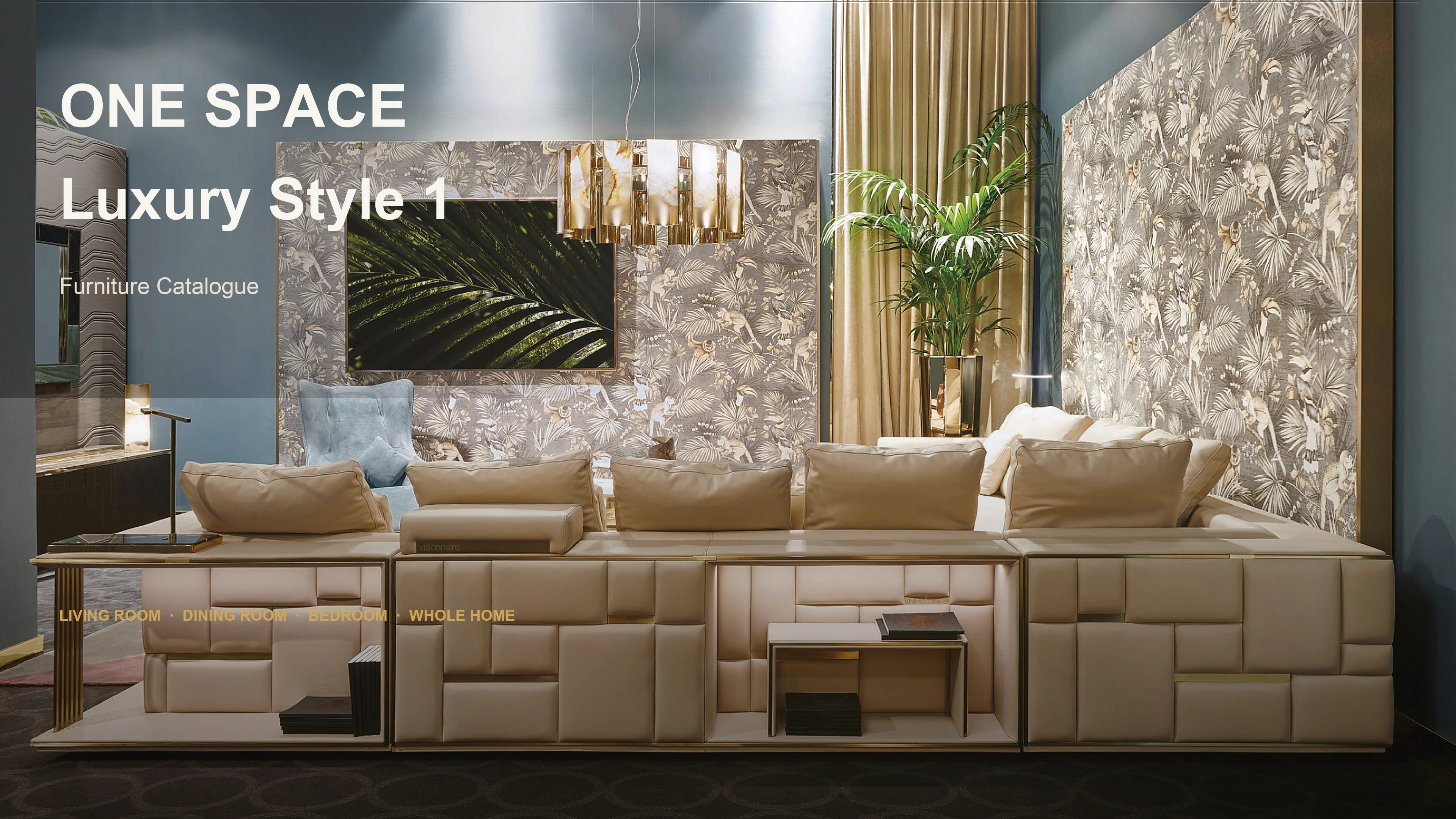 ONE SPACE Luxury Style 1 catalogue cover
